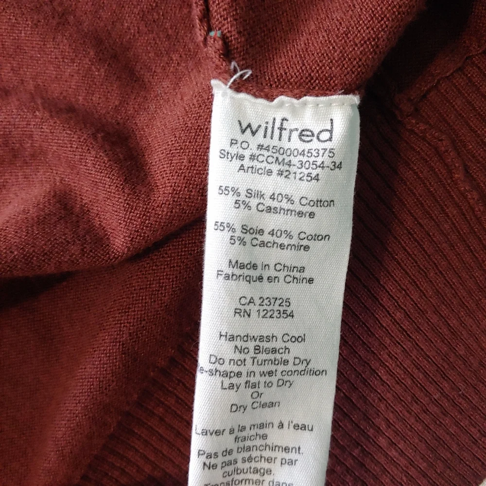 Wilfred with Silk and Cashmere Long Line Open Front Cardigan - Picture 12 of 14